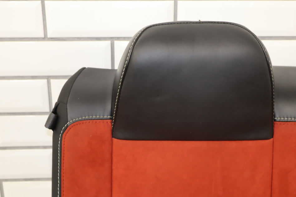 2015-23 Challenger RH Rear Seat Back Complete Ruby Red XC