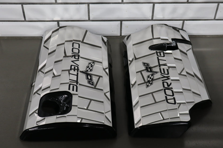 2005-2013 Chevrolet Corvette C6- LS2/ LS3 Engine Covers - Chrome