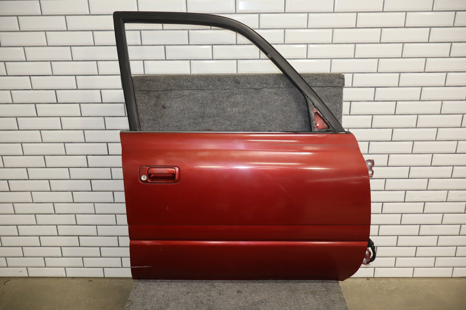 1991-1998 Toyota Land Cruiser Right Front Door Medium Red Pearl 3H4 6700160351