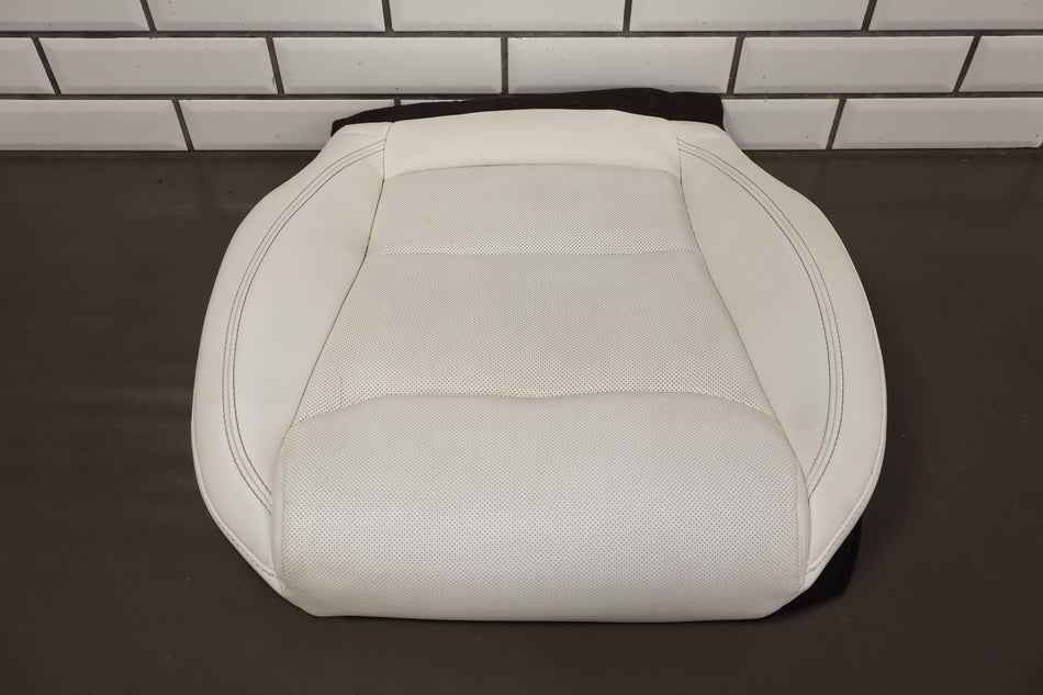2022-2026 Tesla Model S White Leather Passenger Seat Bottom Cushion OEM