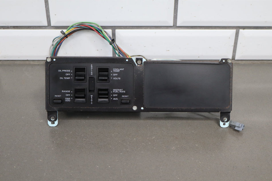 1988-1990 Chevrolet Corvette C4 - Dash Information Screen