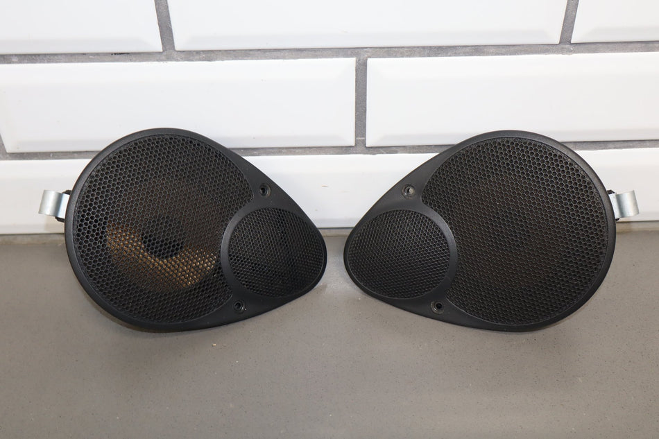 97-04 Porsche Boxster 986 Dash Speakers Pair with Grills OEM