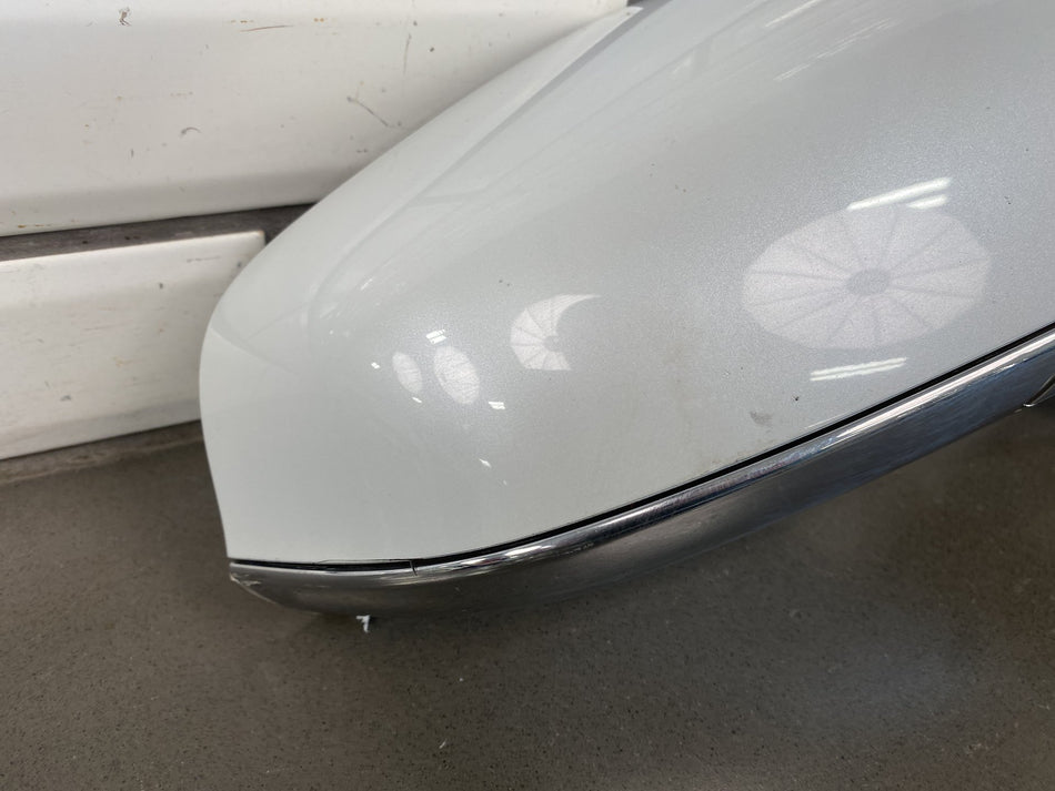 12-20 Tesla Model S Passenger Right RH Door Mirror Solid White SOLW