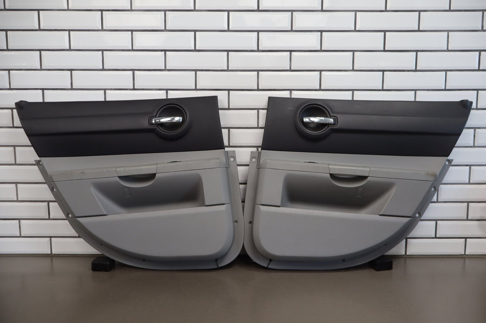 06-10 Dodge Charger SRT8 LH Rear Door Panel Dark Gray DB