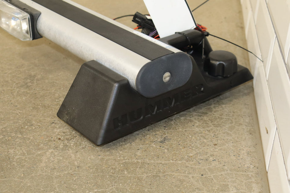 03-09 Hummer H2 Luggage Rack Crossbar w/ Lighting OEM
