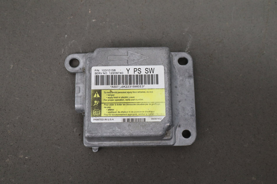 2000-2004 Chevrolet Corvette C5 SRS Module 19244545