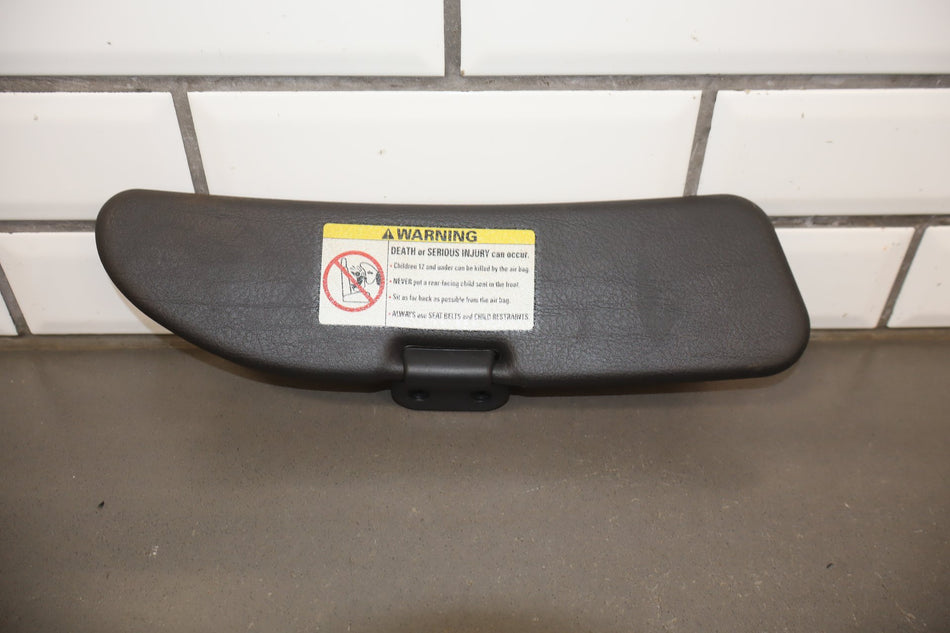 2000 BMW Z3 Roadster Sun Visor Pair Left/Right Black