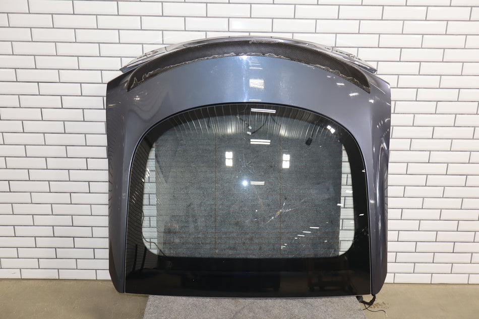 2012-2020 Tesla Model S Rear Trunk Lid Hatch Shell With Glass Gray Metallic PMTG