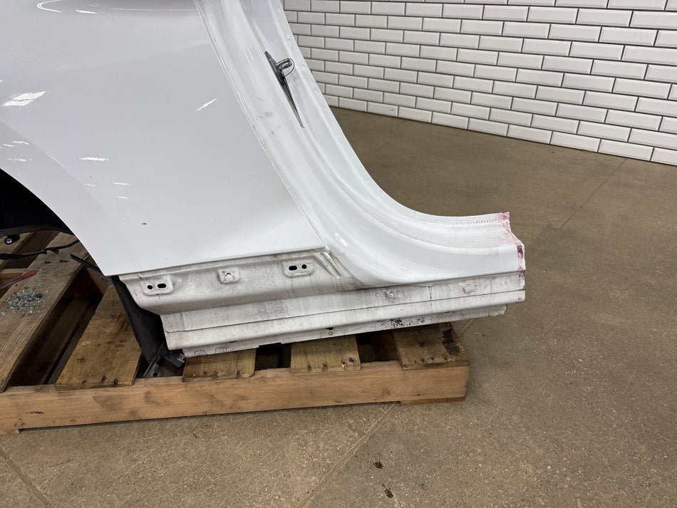 2015-2023 Ford Mustang S550 Coupe Passenger Right Quarter Panel Cut Oxford White