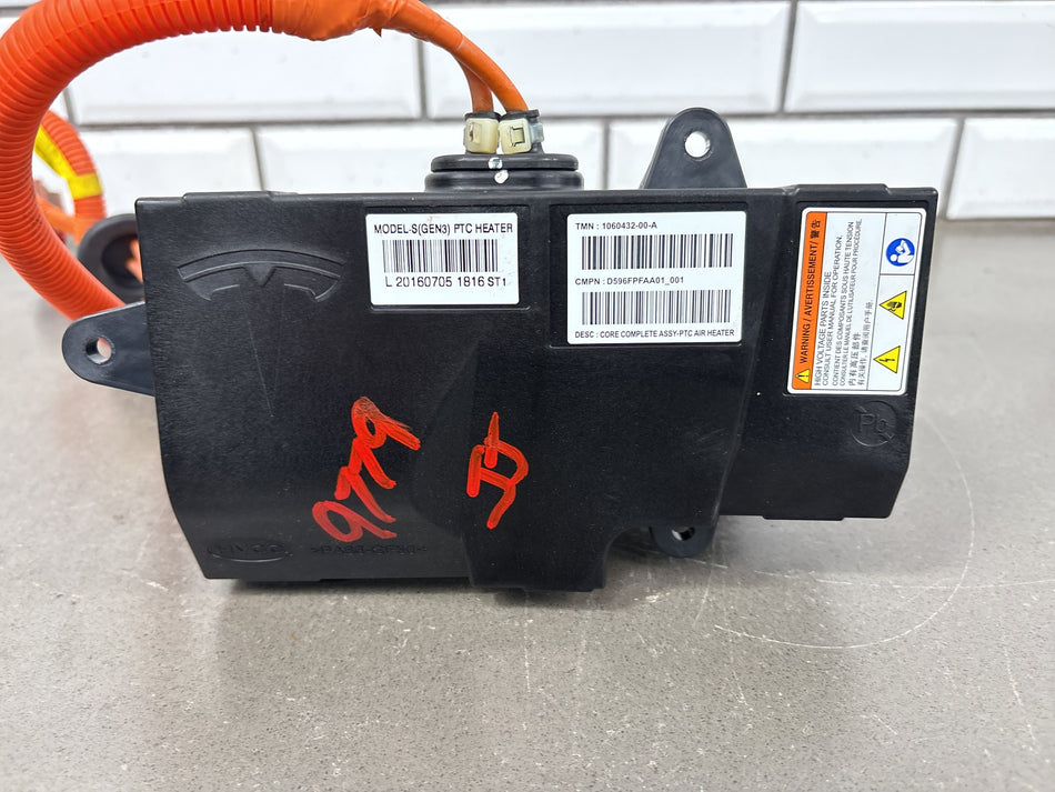 16-21 Tesla Model X PTC Cabin Heater OEM