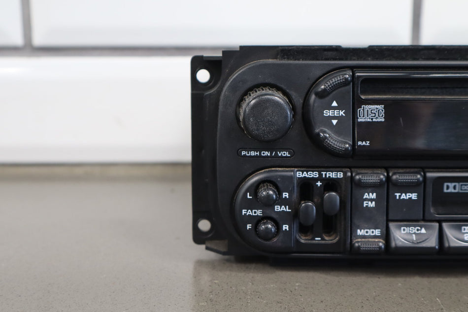 2004 Ram 1500 Radio OEM AM/FM/CD/Cassette Tested