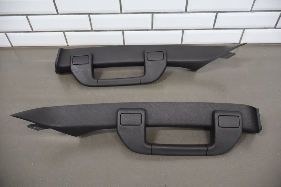 2008-2010 Ford F-250 Super Duty Pair A Pillar Trim Black LS