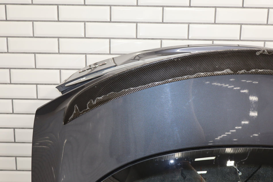 2012-2020 Tesla Model S Rear Trunk Lid Hatch Shell With Glass Gray Metallic PMTG