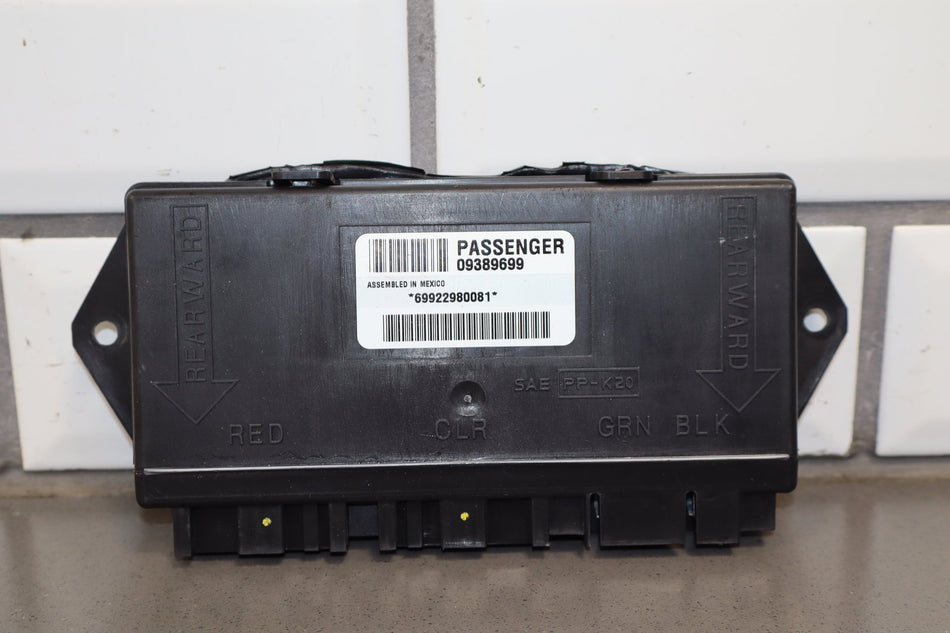 2000-2004 Chevrolet Corvette C5 Right Passenger Door Control Module 10342160