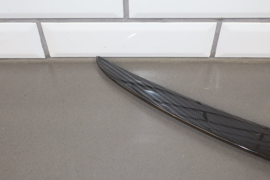 2022-2026 Tesla Model S Plaid Rear Spoiler Carbon Fiber OEM