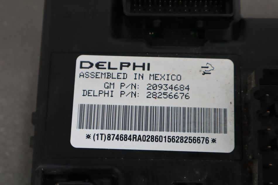 2008-2013 Chevrolet Corvette C6 Body Control Module 20934684
