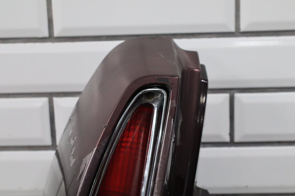1993-1996 Cadillac Fleetwood Left Tail Light W/ Filler Panel Dark Cherry 77