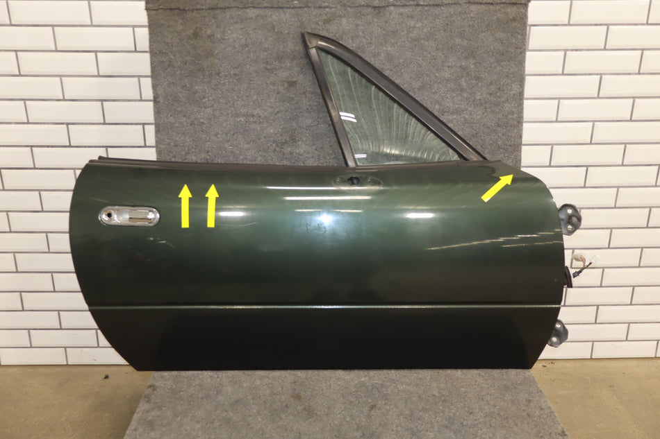1990-1997 Mazda MX-5 Miata Right Front Door Marina Green 13C NAY45802XB