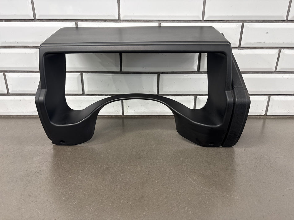 2003-2007 Hummer H2 Dash Instrument Cluster Speedometer Bezel Hood Black OEM