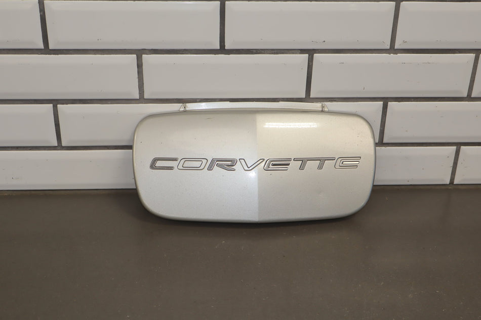 1997-2004 Chevrolet Corvette C5 Front Bumper License Plate Filler Machine Silver