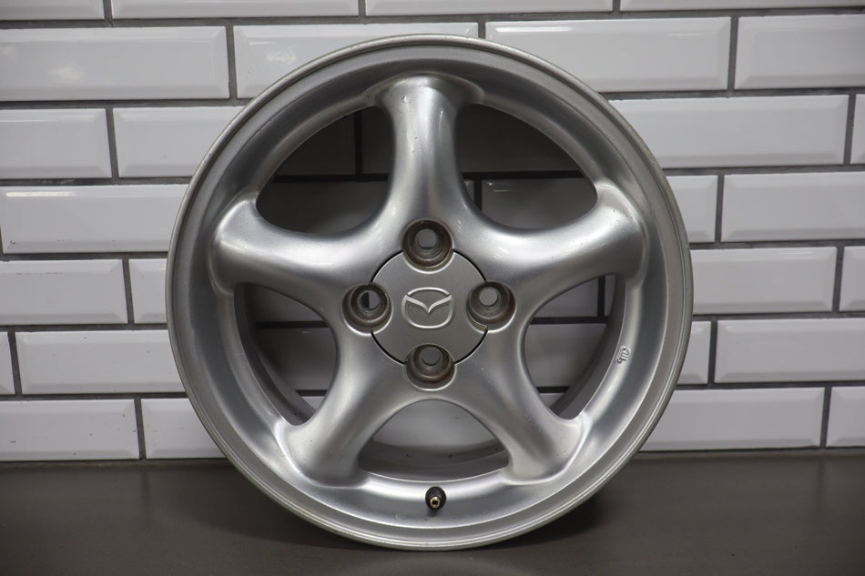 1999-2005 Mazda MX-5 Miata NB - 15x6 OEM Wheel Set - Silver Finish