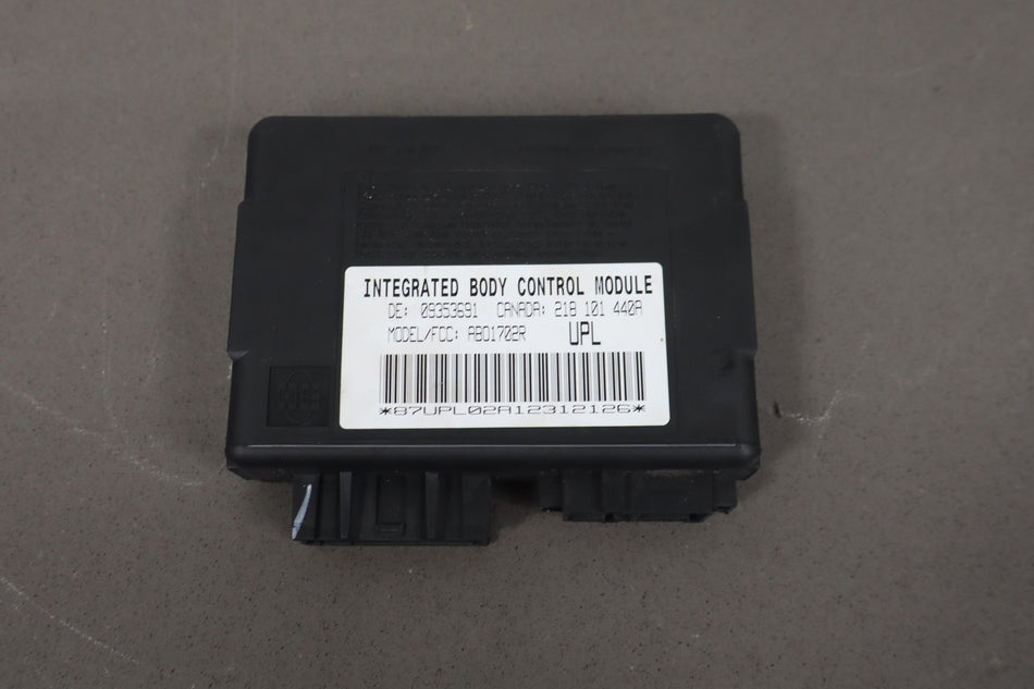 2002 Chevrolet Camaro- Chassis Control Module