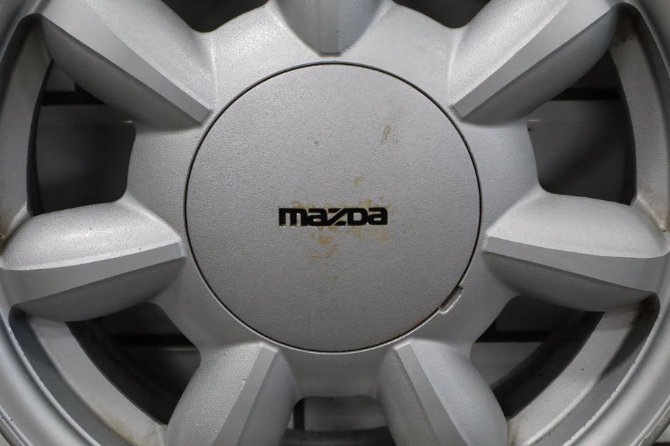 1990-1992 Mazda Miata NA Single (1) 14x5.5 Silver Daisy Wheel W/Center Cap