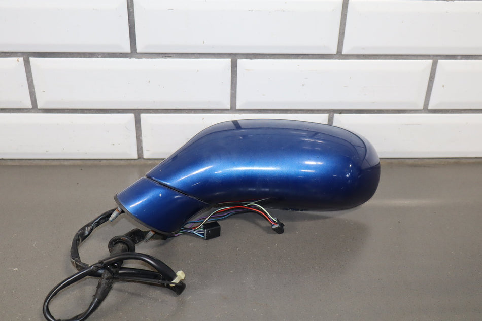 1997-2002 Chevrolet Corvette Left Door Mirror Electron Blue 21 10416057