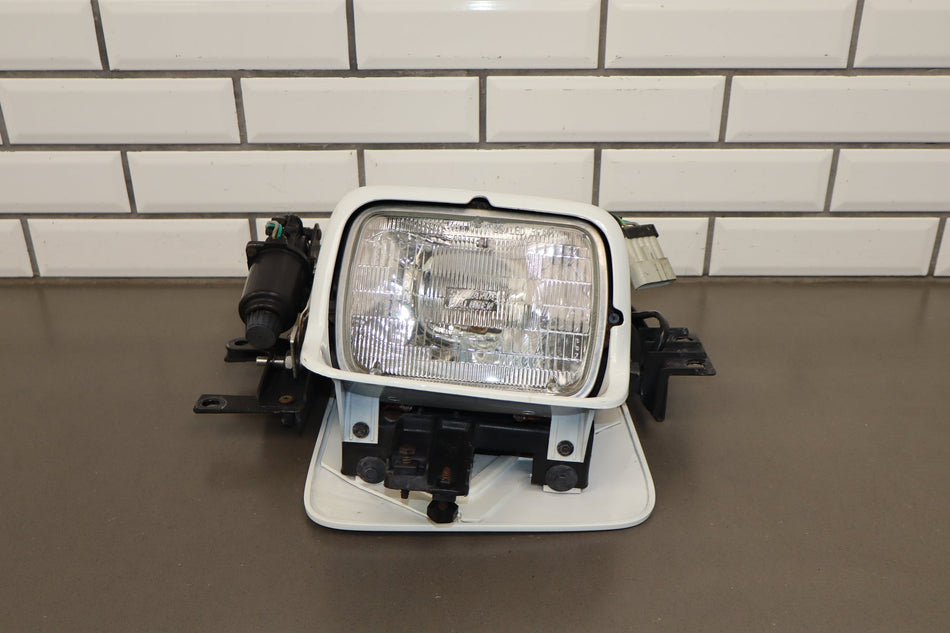 1990-1996 Chevrolet Corvette C4 Left Headlamp W/ Motor Artic White