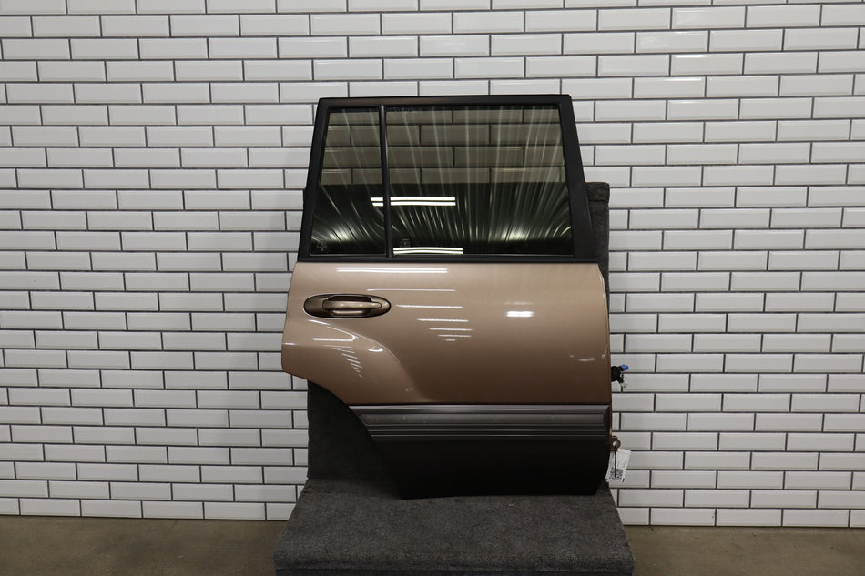 1998-2002 Toyota Land Cruiser J100 Right Rear Door Complete Desert Bronze 4P3