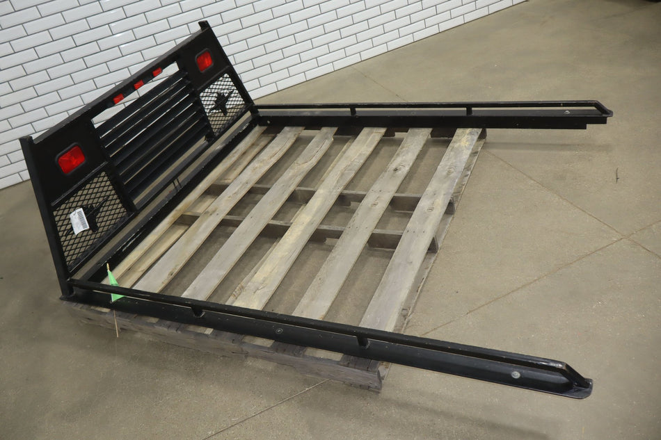 99-12 Ford F250 F350 Short Bed Headache Rack/Bed Rails Black Texas Longhorn