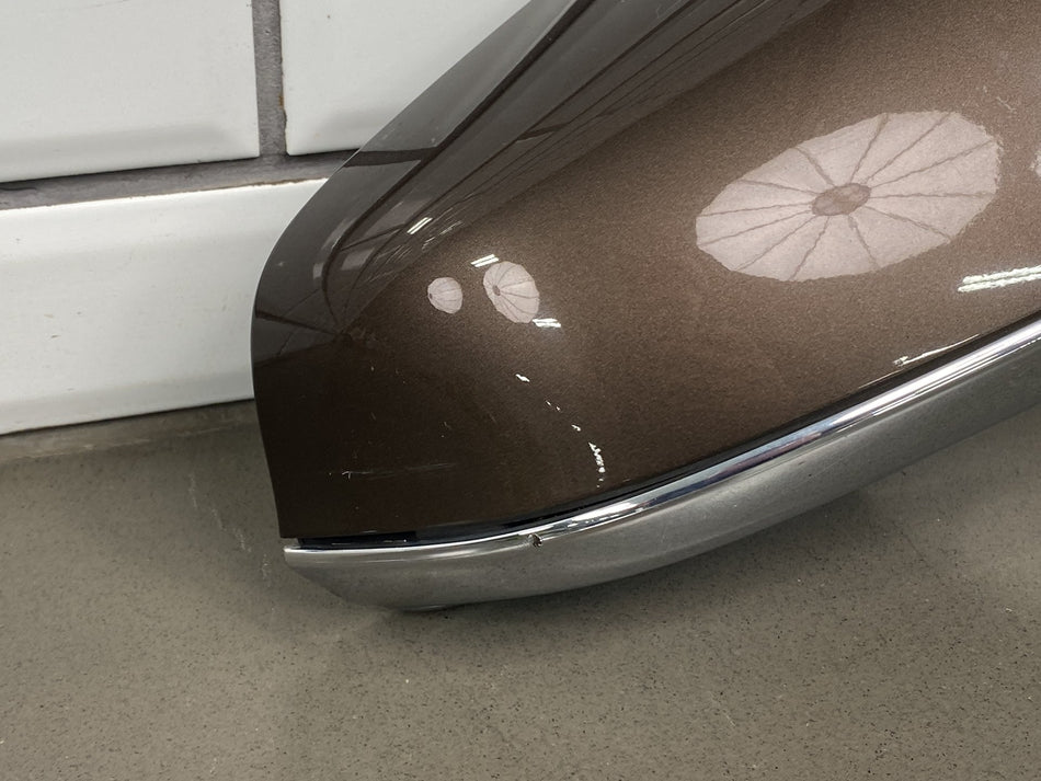 12-20 Tesla Model S Passenger Right RH Door Mirror Sycamore Brown Metallic PMAB
