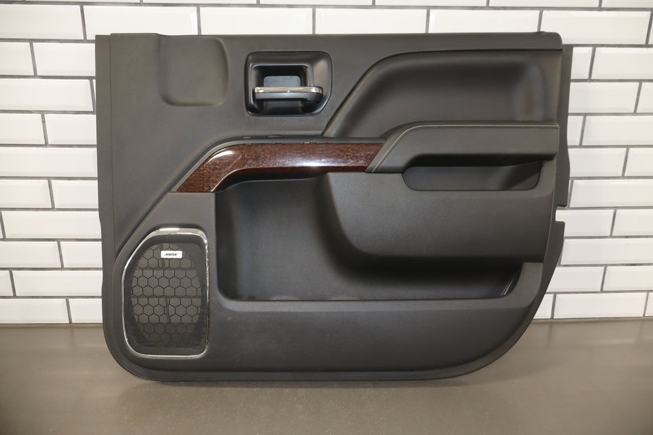2014-2018 GMC Sierra 1500 SLT Right Front Interior Trim Panel Jet Black H2U
