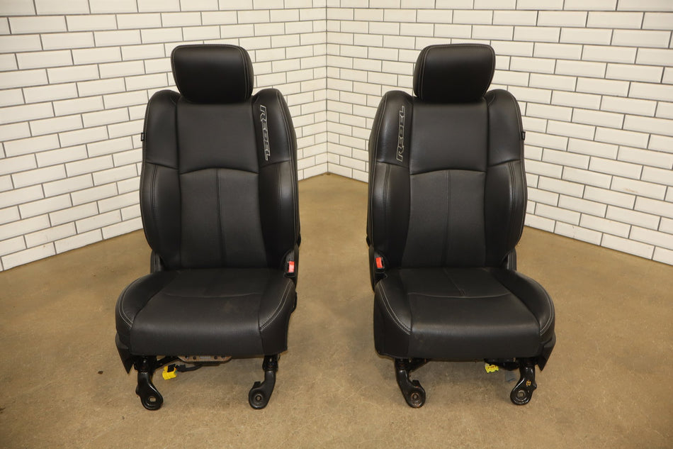 2018 Ram 1500 Rebel Leather Seats Set Black X9