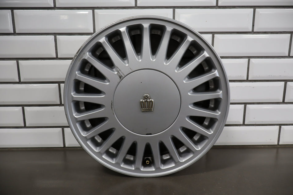 1995-1999 Toyota Crown Alloy Wheel 15x6.5 21 Spoke Silver OEM JZS151