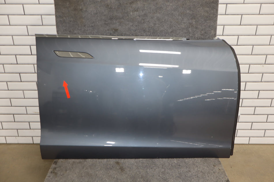 2012-2015 Tesla Model S Passenger Right Front Door Dolphin Grey PMTG