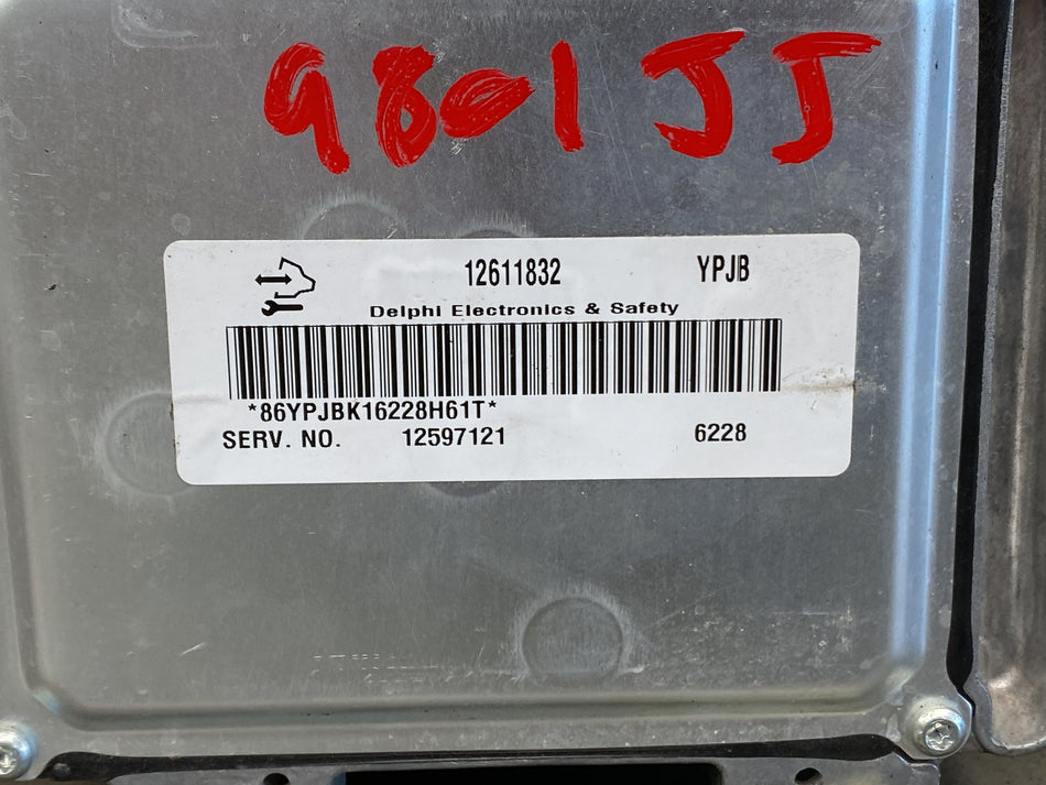 06-07 Chevy Corvette C6 LS2 Engine Computer ECU 12611832 Tested