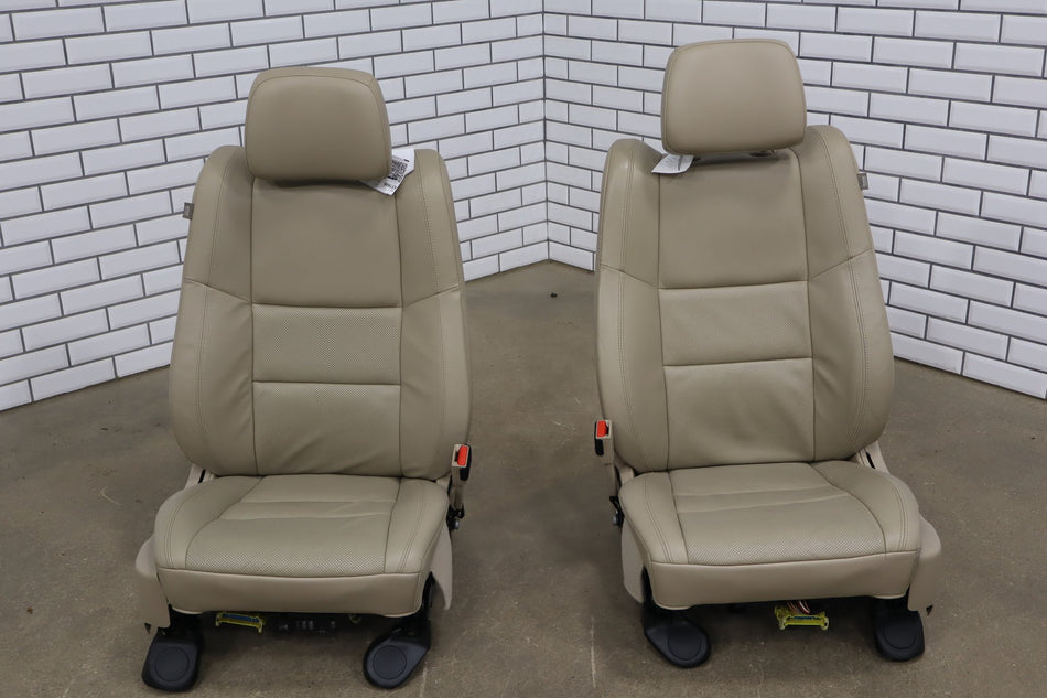 14-16 Jeep Grand Cherokee Limited Leather Seats Set (Frost XL)