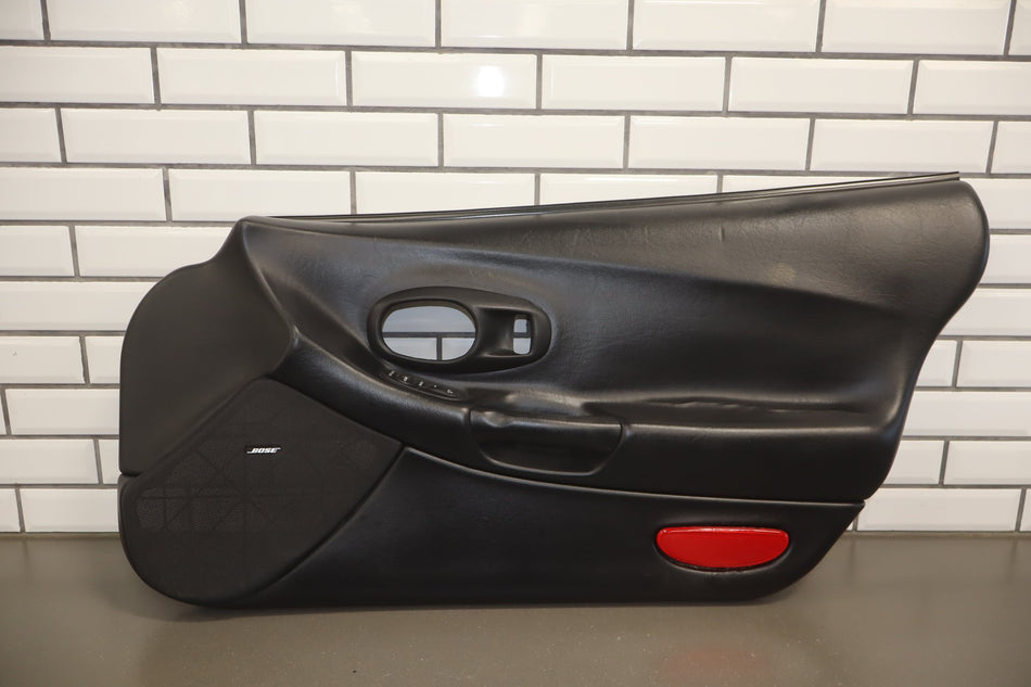 1997-2004 Chevrolet Corvette C5 Right Front Door Trim Panel Black