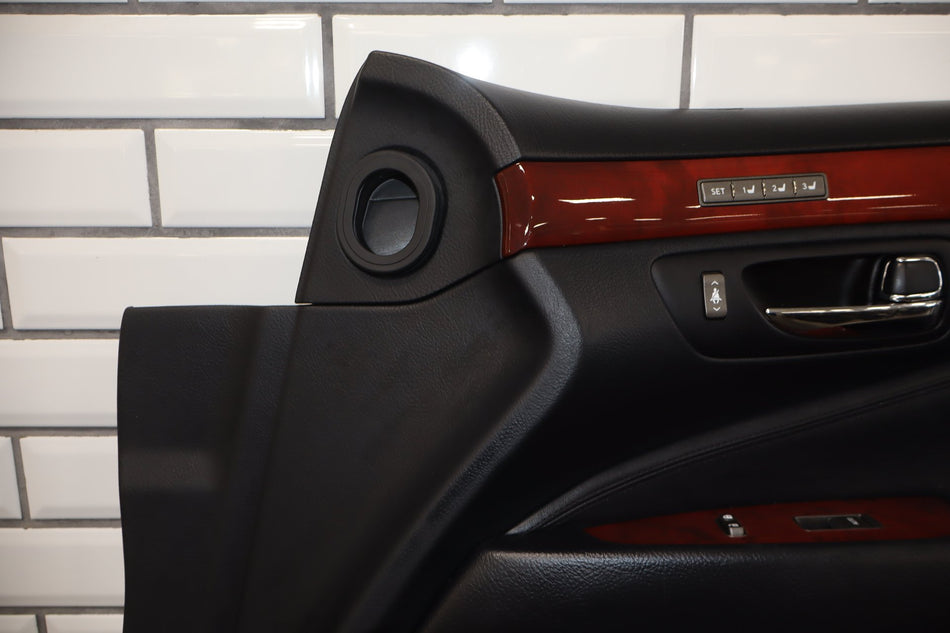 2007-2012 Lexus LS460 Right Front Interior Trim Panel Black 20