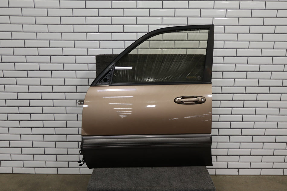 1998-2002 Toyota Land Cruiser J100 Left Front Door Complete Desert Bronze 4P3