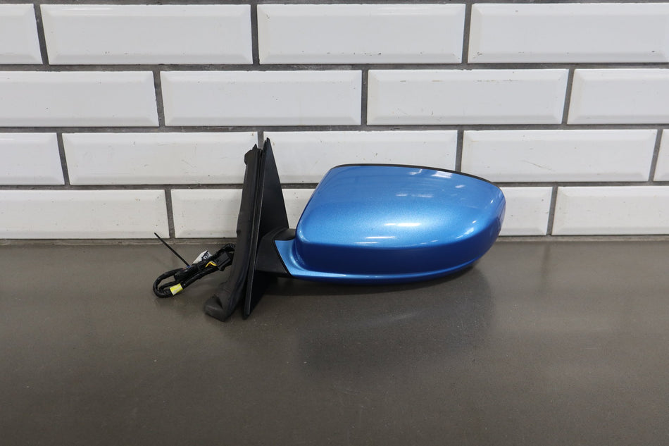 15-20 Dodge Charger Left Door Mirror Blind Spot (Scratches) B5 Blue PQD