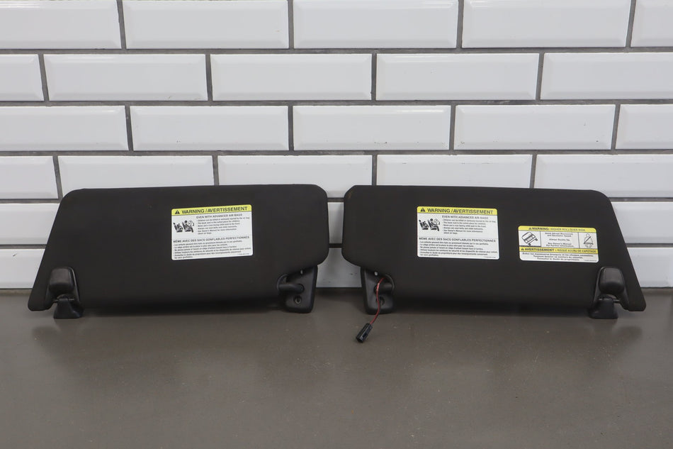 2010-2014 Ford F-150 Raptor Sun Visor Pair Left/Right Black 7B