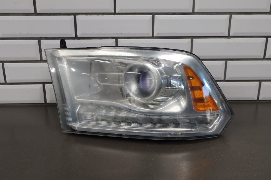 2013-2018 Ram 4th Gen Left LH Driver Headlight Projector Chrome OEM