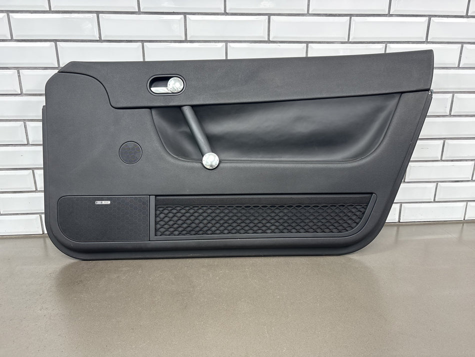 00-06 Audi TT Quattro Coupe 8N Passenger Right RH Interior Door Trim Panel Black