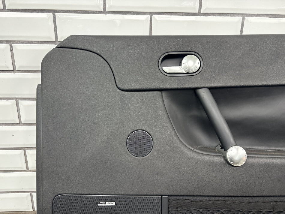 00-06 Audi TT Quattro Coupe 8N Passenger Right RH Interior Door Trim Panel Black