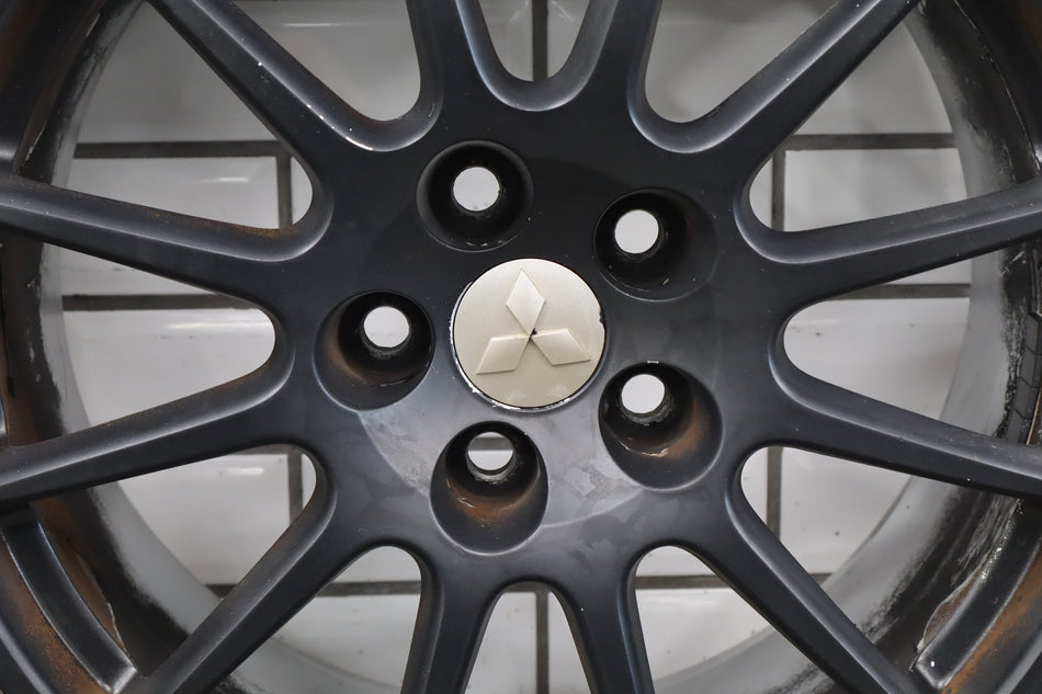 08-15 Mitsubishi Lancer Evo X 18x8.5 Enkei Wheel Black (RH Bend)