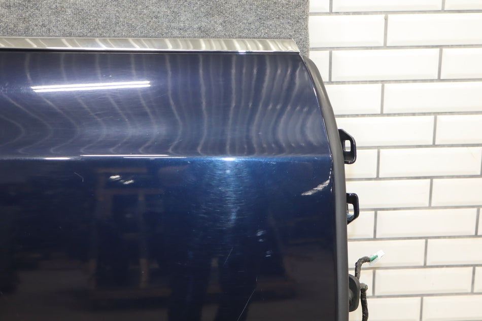 2012-2015 Tesla Model S Right Rear Door Blue Metallic PMMB