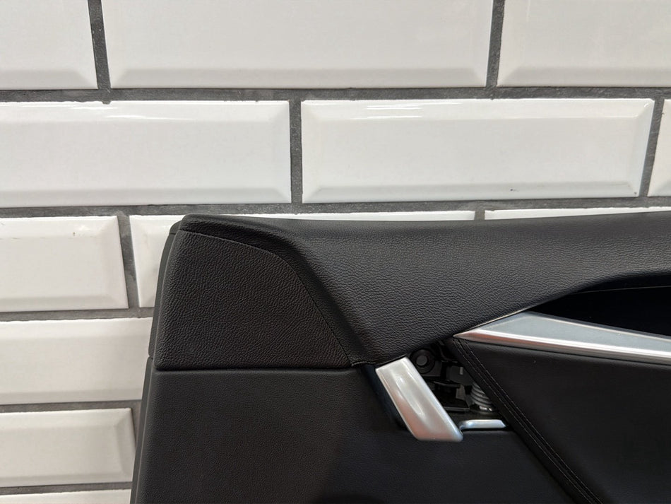 2014 Tesla Model S 85 Right Front Door Trim Panel Black