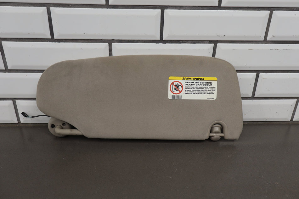 2005 Dodge Ram 2500 Sun Visor Pair Illuminated Dark Slate